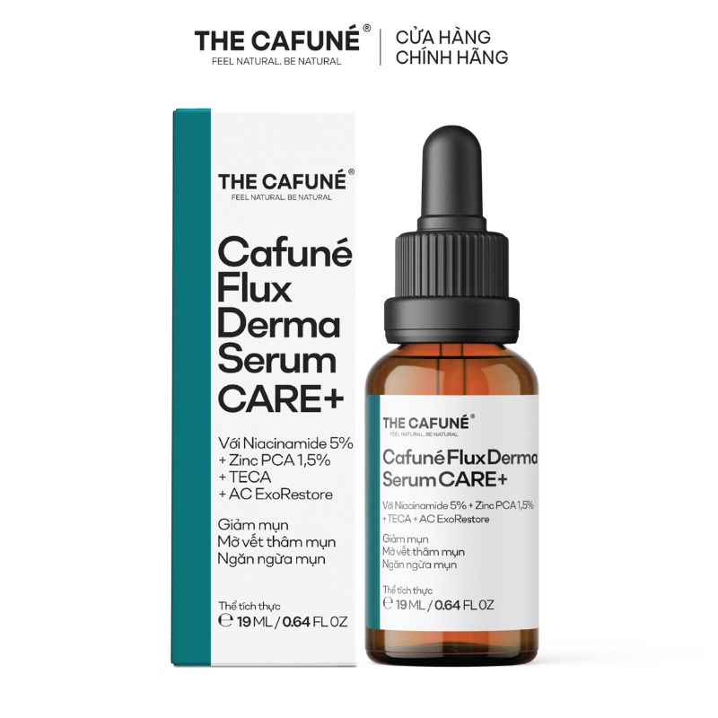 Serum mờ thâm mụn Cafuné Flux Derma Serum