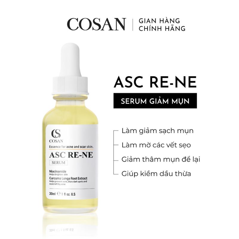 Serum mờ thâm mụn COSAN ASC RE-NE giảm thâm
